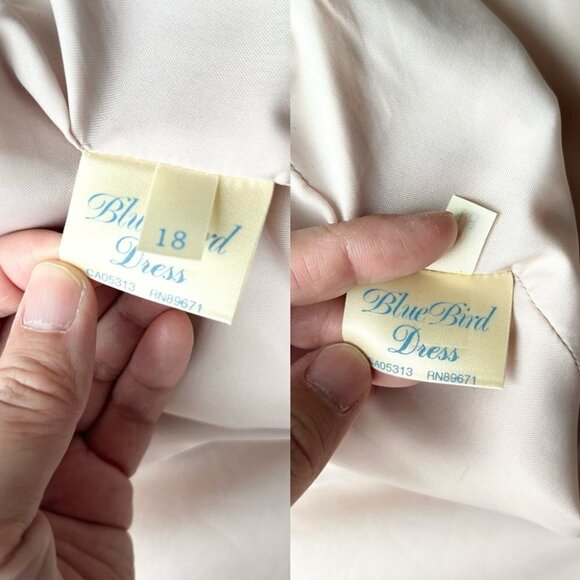 Vintage Blue Bird B.B. Couture Pink Peplum Hem  Blazer - Picture 13 of 16